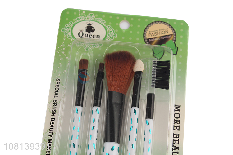 Wholesale price plastic eyeshadow brush ladies beauty brush set