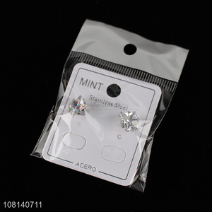 Fashion products stainless steel ladies ear studs earrings