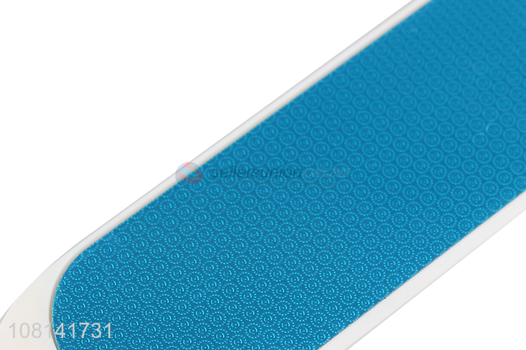 Factory supply pp handle double sided stainless iron foot file