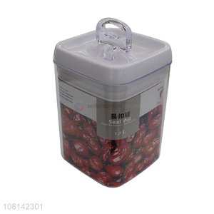 Yiwu wholesale plastic storge jar kitchen sealed jar