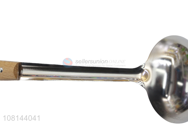 Good price stainless steel long handle porridge spoon
