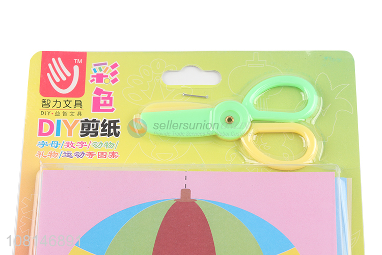 Popular products umbrella folding paper with paper scissors