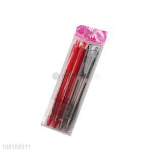 Factory Wholesale 4 Pieces Press Ballpoint Pen Set