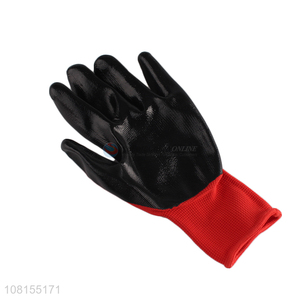 High quality 13 stitches nitrile work gloves for industry