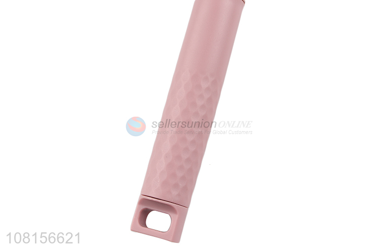 Good selling round pink curly hair comb anti-static hair brush