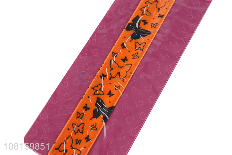 Wholesale Butterfly Pattern Reflective Snap Wristbands