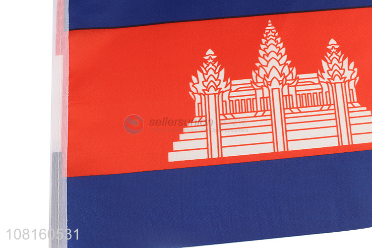Factory direct sale polyester mini hand held flags national flags