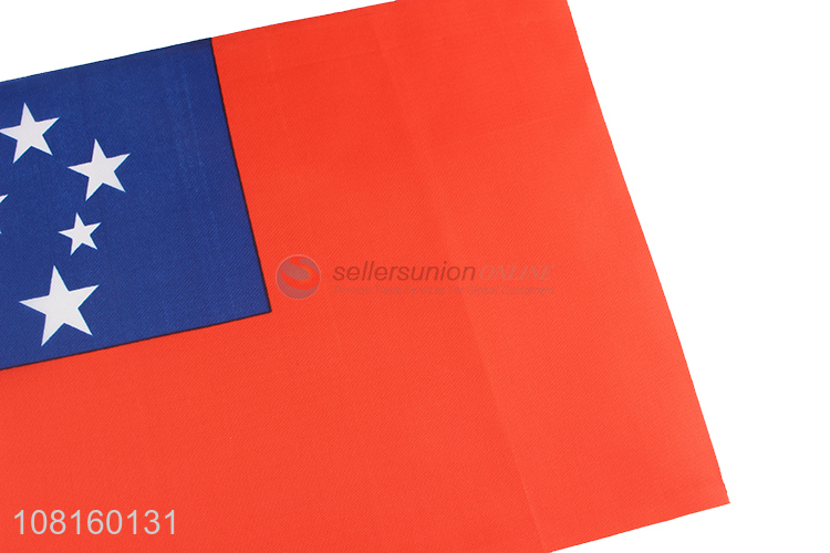 Best selling polyester mini hand held national flags wholesale