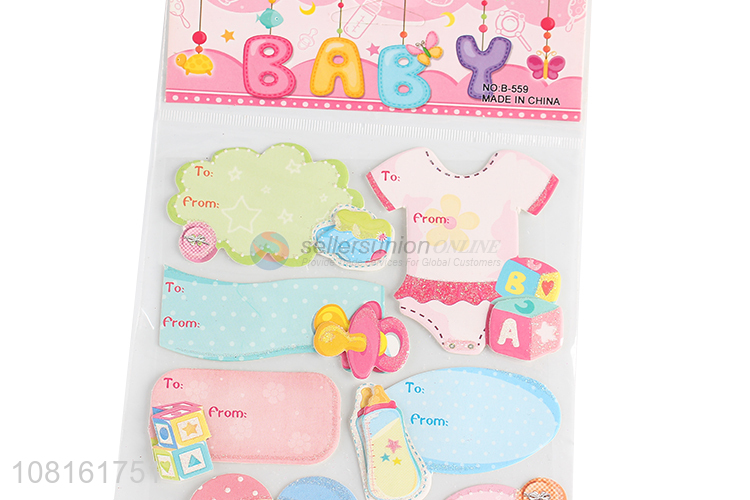 China market creative cute decorative paper stickers