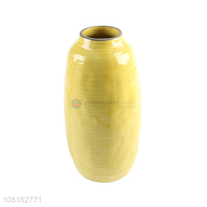 Online wholesale colored ceramic flower vases for office decor