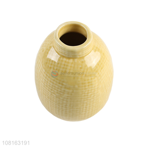 High quality glaze ceramic flower vases for tabletop decoration