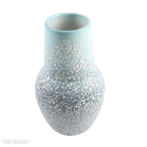 Recent design rough surface ceramic tabletop vases for gifts