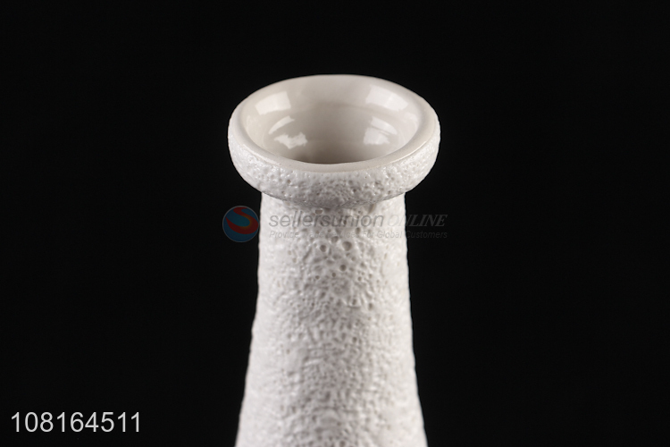 Fashion Narrow Neck Ceramic Flower Vase Decorative Vases