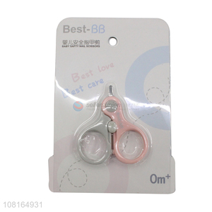 Factory direct sale baby safety nail scissors wholesale