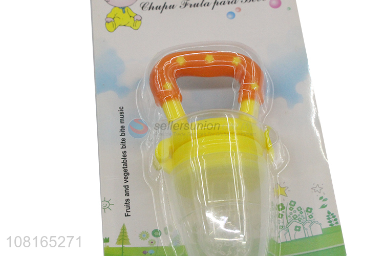 High quality safety silicone baby pacifier fruit feeder