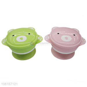 New products cartoon sucker bowl creative anti-drop bowl