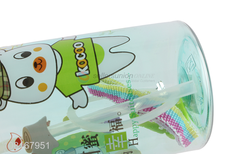 New Arrival Portable Water Bottle With Straw For Kids