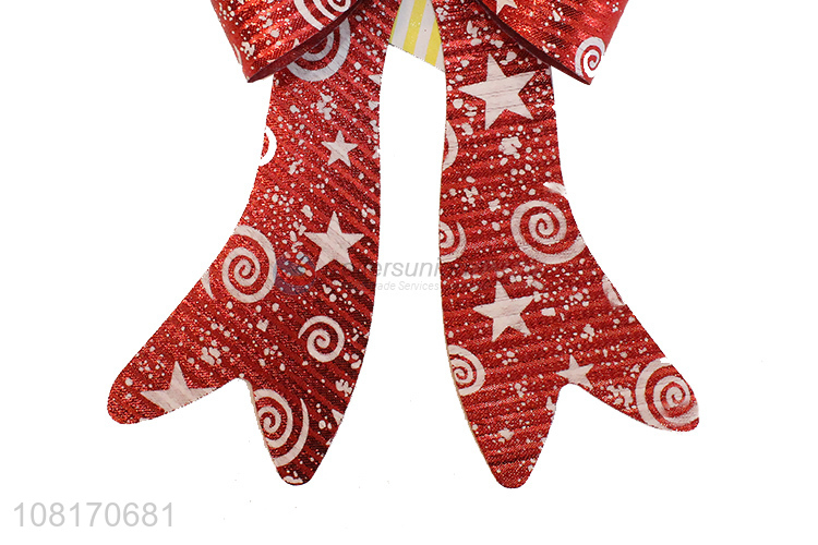 Hot selling Christmas tree bows Xmas wreath bows for decoration
