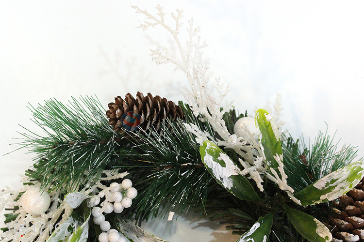 High quality artificial Christmas wreath for front door decoration