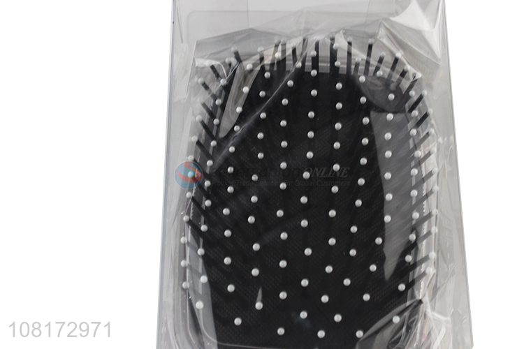 Fashion Colored Beads Plastic Hair Brush For Long Hair