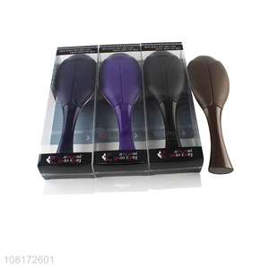 Custom Soft Handle Plastic Hair Brush For Ladies