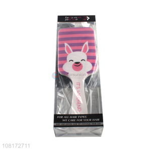 Cartoon Pattern Plastic Hair Brush Fashion Paddle Brush