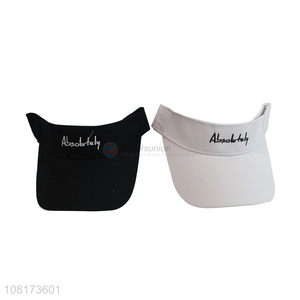 Factory wholesale creative cotton embroidery visors