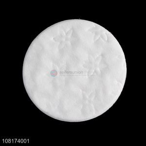 Yiwu market white simple makeup cotton pads for ladies