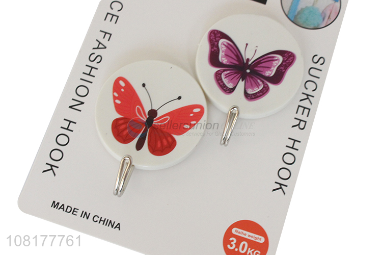Good quality round strong self-adhesive sticky hooks for sale