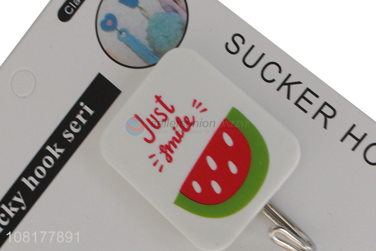 China factory 2pieces strong self-adhesive sticky hooks sucker hooks
