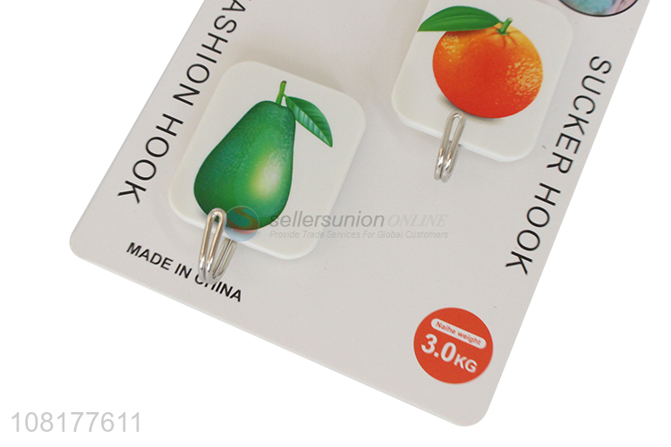 Most popular 2pieces household heavy duty sticky hooks for sale