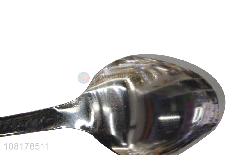 Yiwu market stainless steel pointed spoon dinner spoon