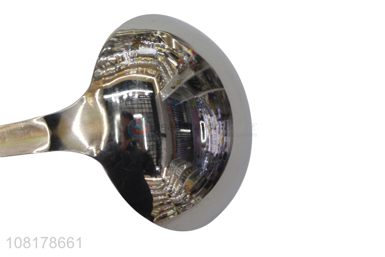 Yiwu direct sale stainless steel spoon with carved handle