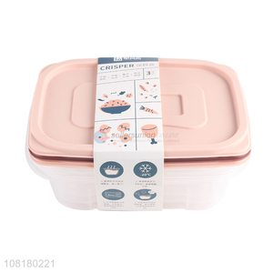 Hot selling food storage box food crisper food storage container set