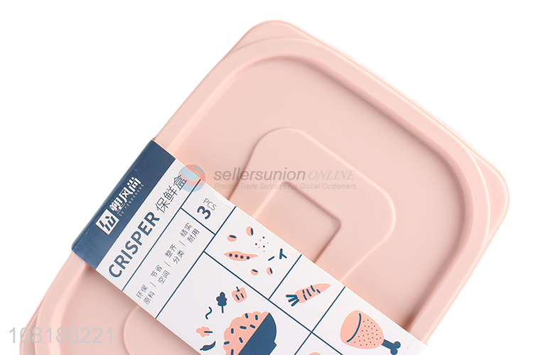 Hot selling food storage box food crisper food storage container set