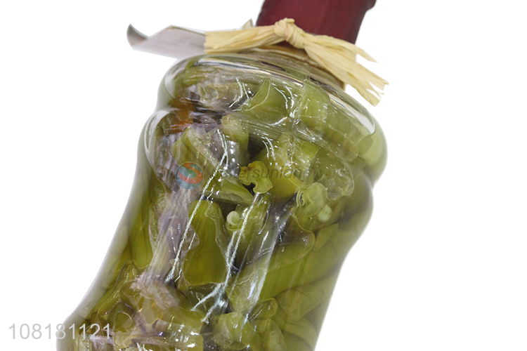 Latest products simulation vegetable glass jar for kitchen decoration