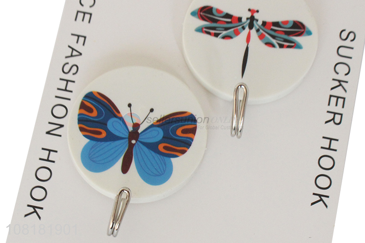 New arrival self adhesive wall hooks plastic towel hanging hooks
