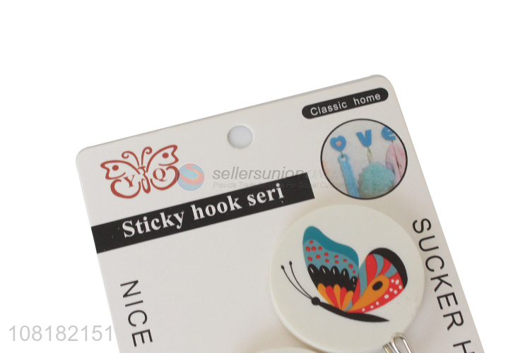 Wholesale stick on wall hooks kitchen bathroom adhesive hooks
