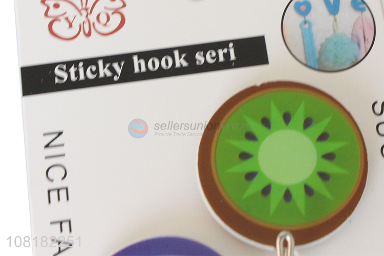 Top product durable heavy duty plastic sticky hooks wall hooks