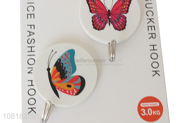 Hot selling bathroom wall hooks plastic sticky hooks for kitchen