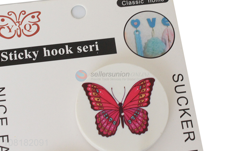 Hot selling bathroom wall hooks plastic sticky hooks for kitchen
