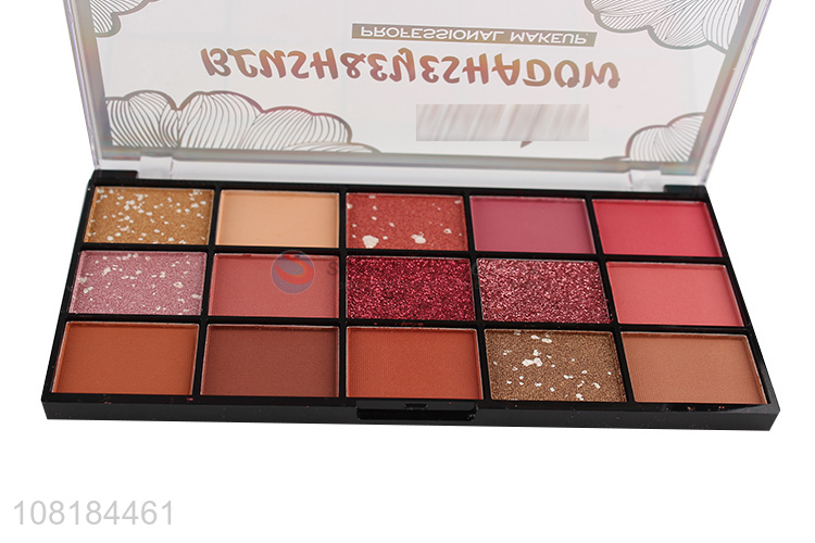 Fashion Style Professional Makeup 15 Colors Blush & Eyeshadow Palette