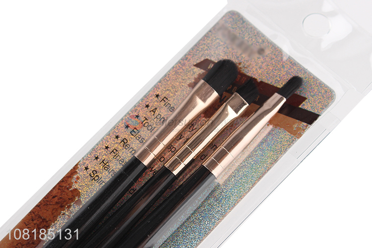Hot Sale 3 Pieces Eyeshadow Brush Custom Makeup Brush Set