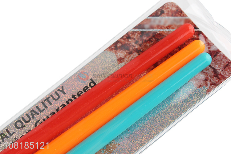 Good Sale 3 Pieces Eyeshadow Brush Colorful Makeup Brush Set
