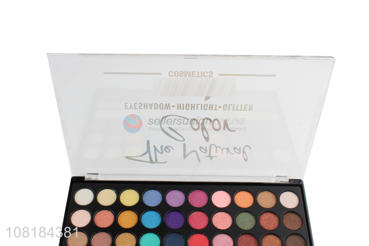 New Style 44 Colors Eyeshadow+Highlight+Glitter Palette