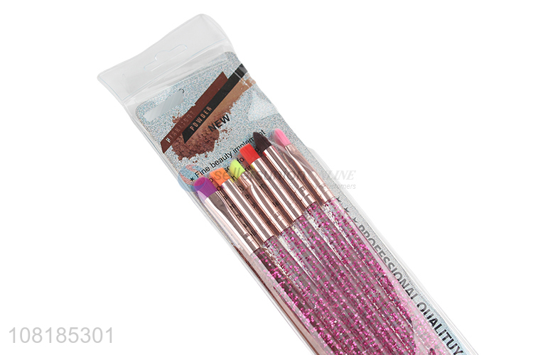 Custom 6 Pieces Eyeshadow Brush Fashion Cosmetic Brush Set