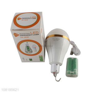 High quality multi-use rechargeable hanging led emergency light bulb