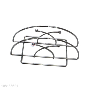 Yiwu wholesale silver simple wrought iron shelves