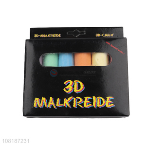 China factory multicolor school chalk sidewalk chalk for sale