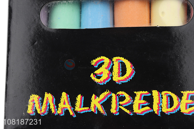 China factory multicolor school chalk sidewalk chalk for sale